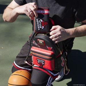 NBA Chicago Bulls Patch Icons Zip Around Wallet