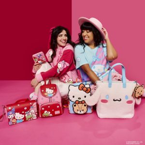 Sanrio Cinnamoroll Cosplay Sherpa Tote Crossbody Bag With Coin Bag