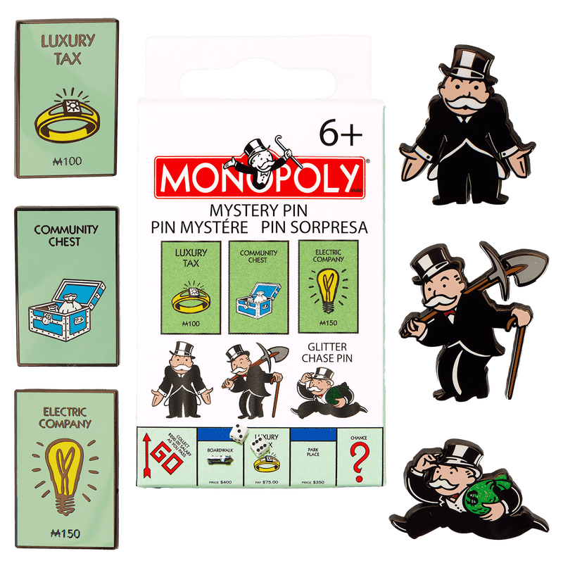 Monopoly 90th Anniversary Mystery Box Pin