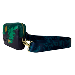 Jurassic World Jungle Dinosaur Silhouette Sling Crossbody Bag With Coin Bag