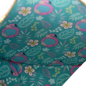 Loungefly Flamingo Pool Float Figural Crossbody Bag with Coin Bag