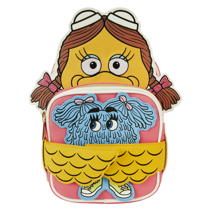 Sanrio Cinnamoroll Cosplay Sherpa Tote Crossbody Bag With Coin Bag