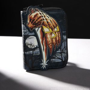 Halloween Michael Myers Jack-O’-Lantern Glow Zip Around Wallet