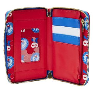 NBA Philadelphia 76ers Patch Icons Zip Around Wallet