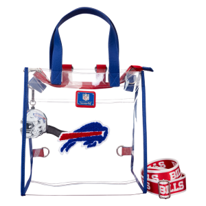 NFL Buffalo Bills Clear Convertible Backpack & Tote Crossbody Stadium Bag
