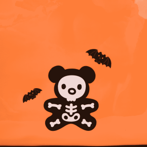 NYCC Limited Edition Sanrio Hello Kitty Skeleton Costume Glow Mini Backpack