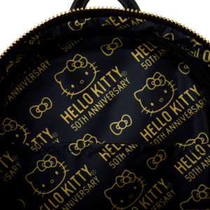 Sanrio Hello Kitty 50th Anniversary Metallic Gold Mini Backpack