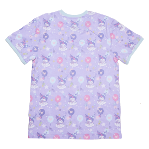 Sanrio Kuromi Carnival All-Over Print Unisex Ringer Tee&nbsp;