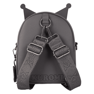 Sanrio Kuromi Monochrome Cosplay Convertible Mini Backpack & Crossbody Bag