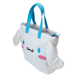Sanrio Cinnamoroll Cosplay Sherpa Tote Crossbody Bag With Coin Bag