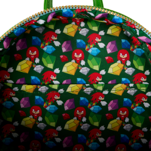 Sonic The Hedgehog Limited Edition Knuckles Emerald Glitter Mini Backpack