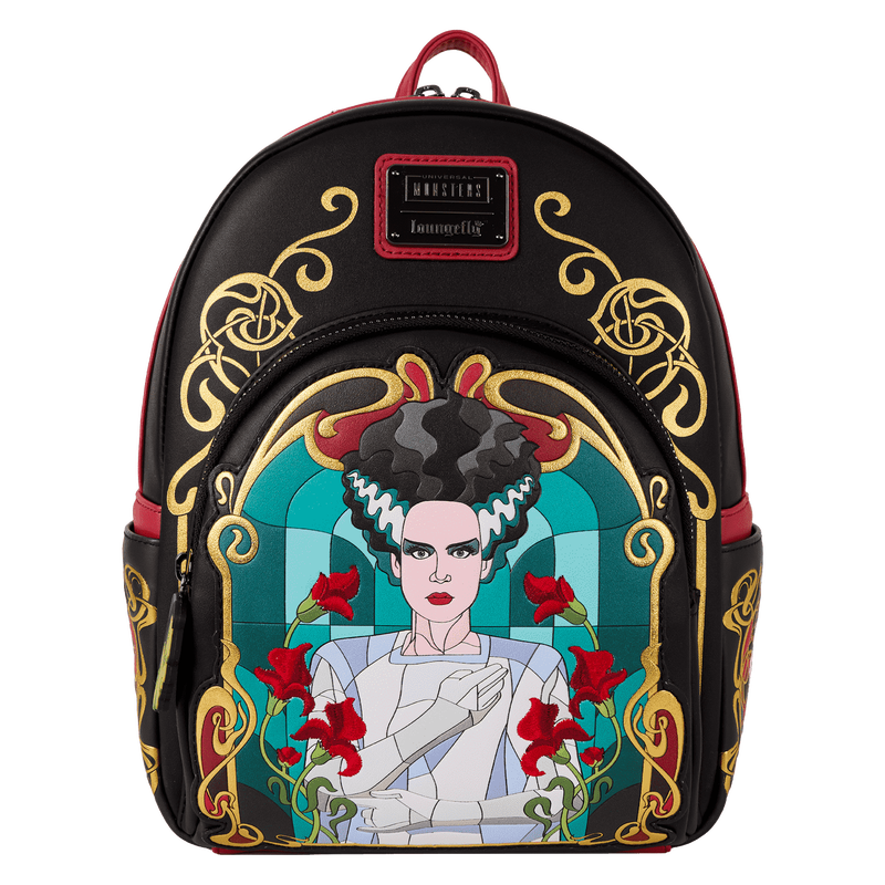 Universal Monsters The Bride Of Frankenstein Stained Glass Mini Backpack