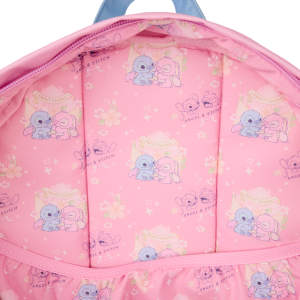 Stitch & Angel All-Over Print Nylon Full-Size Backpack