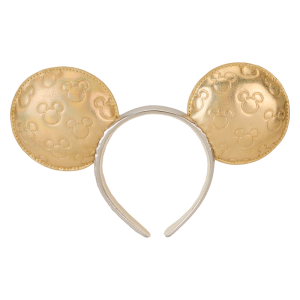 Minnie Mouse Exclusive Metallic Gold & Silver Quilted Ear Headband