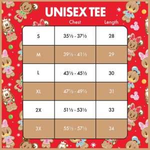 Mickey & Friends Gingerbread Cookie All-Over Print Unisex Tee&nbsp;