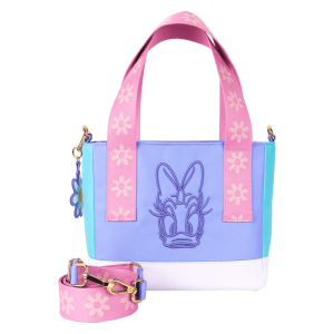 Daisy Duck 85th Anniversary Nylon Mini Tote Crossbody Bag