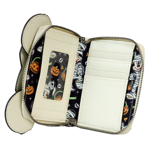 Mickey Mouse Mummy Cosplay Glow Zip Around Wallet