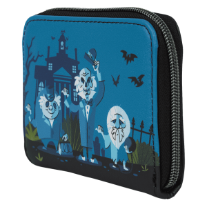 Haunted Mansion Exclusive Hitchhiking Ghosts Zip Around Wallet