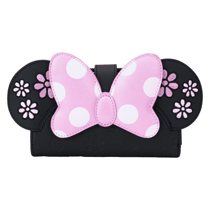 Minnie Mouse Floral Rock The Dots Flap Wallet